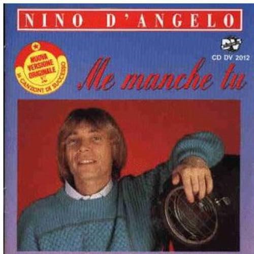 Nino D'Angelo CD cover featuring the artist holding a tambourine.
