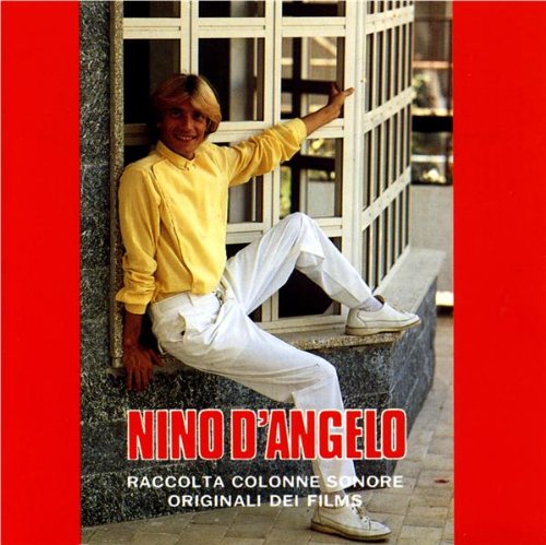 CD cover featuring Nino D'Angelo in yellow, leaning against a window.