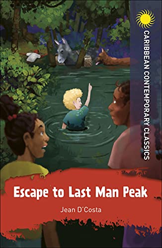 Book cover depicting children and animals near a body of water.