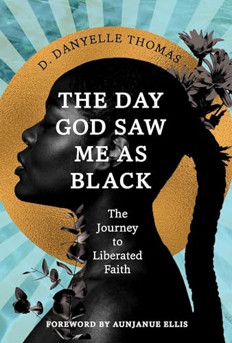 Book cover with a silhouette of a Black woman’s profile and floral details.