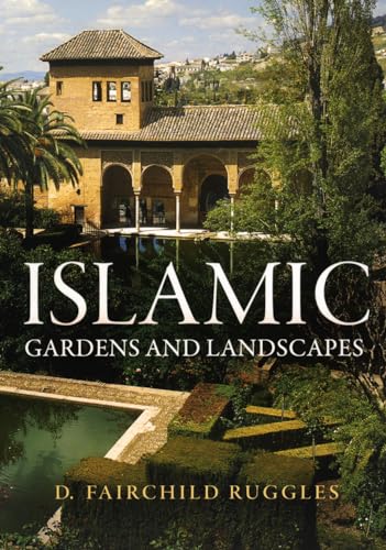 Book cover featuring a Moorish building and lush garden landscape.
