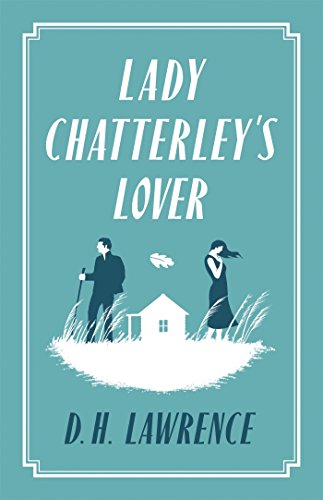 Book cover for "Lady Chatterley's Lover" with figures in a field.