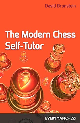 Book cover: "The Modern Chess Self-Tutor" with chess pieces.