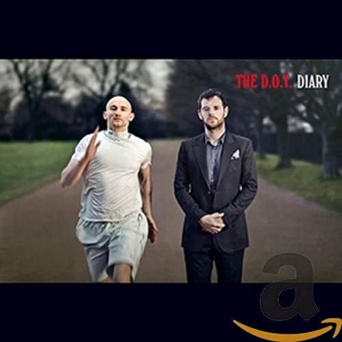 CD cover featuring two men on a path, text “THE D.O.T. DIARY”.