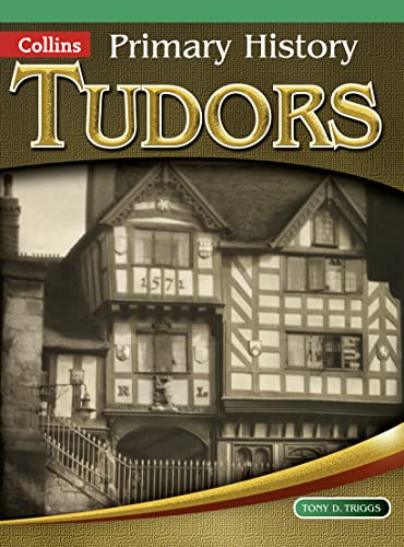Book cover for "Tudors (Primary History)" featuring a historic timber-framed building.