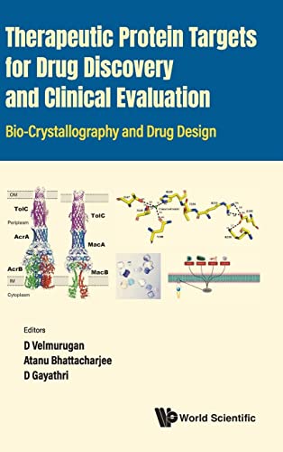 Book cover featuring molecular structures and text about drug discovery.