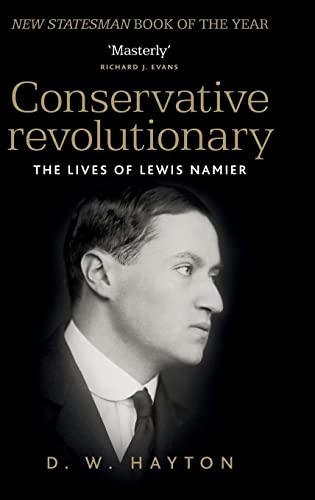 Book cover featuring a black and white portrait of Lewis Namier.