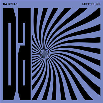 Album cover for "Da Break - Let It Shine" with optical illusion design.