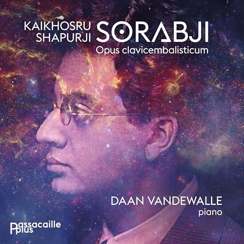 CD cover featuring a portrait of composer Kaikhosru Sorabji.