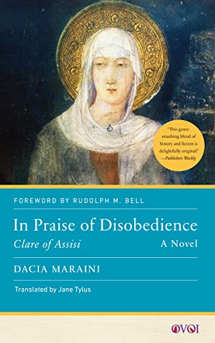 Book cover featuring a Renaissance-style portrait of Saint Clare of Assisi.