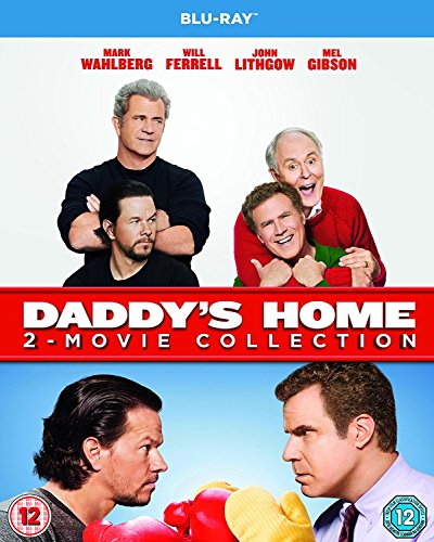 Blu-ray cover for Daddy's Home 2-movie collection featuring Mark Wahlberg, Will Ferrell, and others.