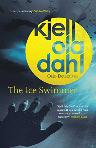 Book cover: "The Ice Swimmer (Oslo Detectives)" with dark background and white text, EAN: 9781912374076.