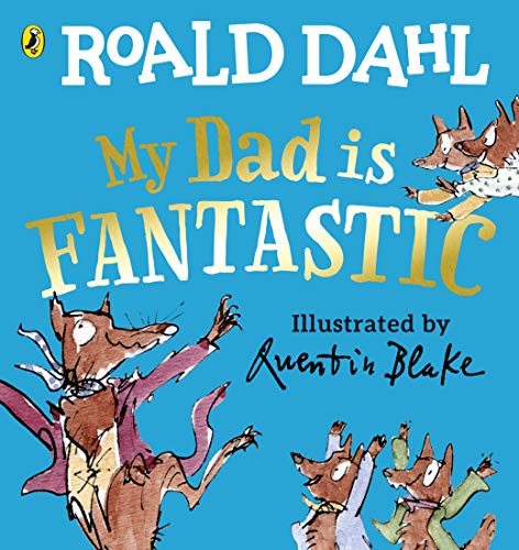 Book cover: "My Dad is Fantastic" with illustrated fox figures.