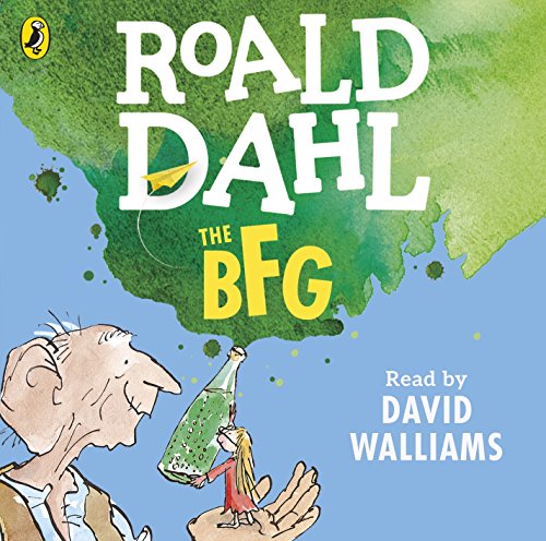 Book cover of "The BFG" with Quentin Blake’s illustrations.