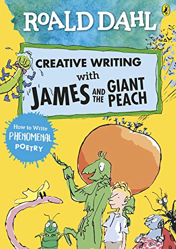 Book cover featuring James, a giant peach, and insect characters.
