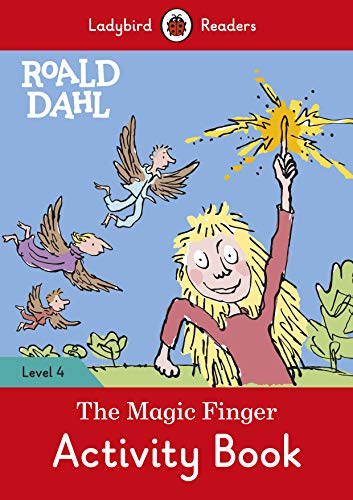 Ladybird Readers book cover: "The Magic Finger" with a girl and birds.