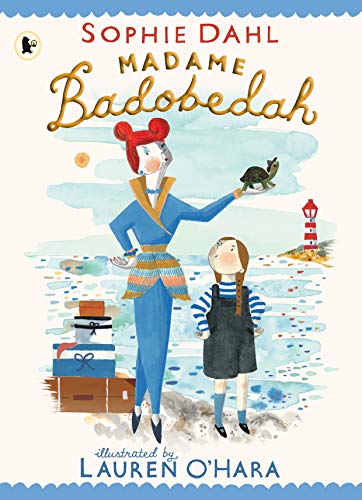 Book cover: woman with turtle, girl, and seaside background.