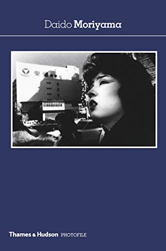 Book cover featuring a high-contrast black and white street portrait by Daido Moriyama.