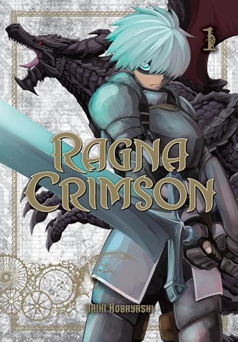 Manga cover: armored boy with sword, facing a large black dragon.