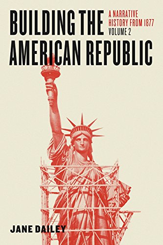 Book cover: “Building the American Republic, Volume 2” with Statue of Liberty.