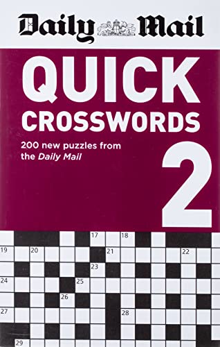 Cover of Daily Mail Quick Crosswords Volume 2 featuring a crossword grid.