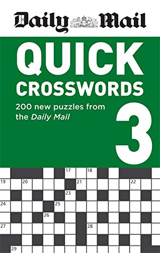 Daily Mail Quick Crosswords Volume 3 book cover with a crossword grid.