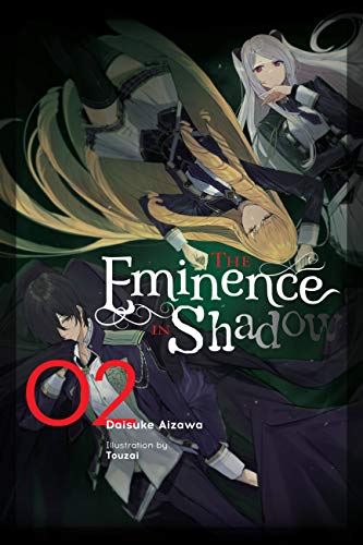 Cover of “Eminence in Shadow” light novel, volume 2, with characters.