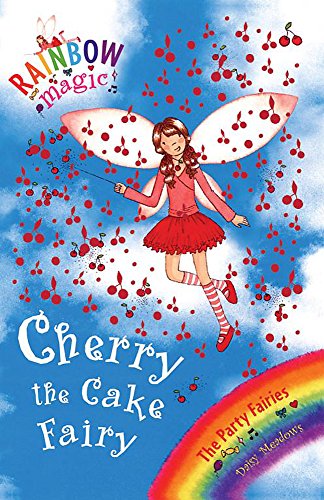 Book cover featuring a fairy with red wings and cherries, titled "Cherry the Cake Fairy.