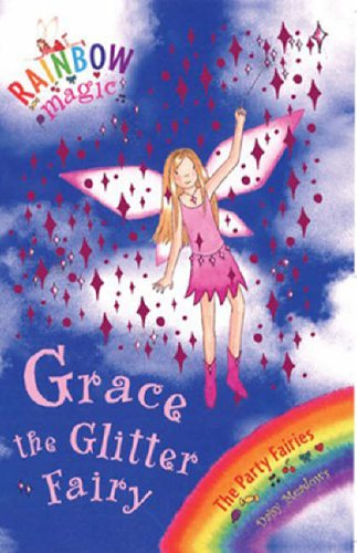 Book cover featuring a blonde fairy with sparkling wings and a rainbow.