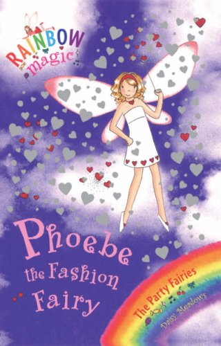 Book cover featuring a blonde fairy with wings, hearts, and a rainbow.