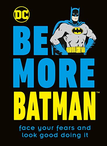 Book cover featuring Batman with bold blue and yellow text.