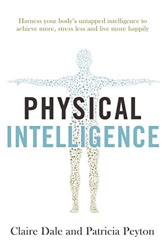 Book cover with blue text and a human figure outline of dots.