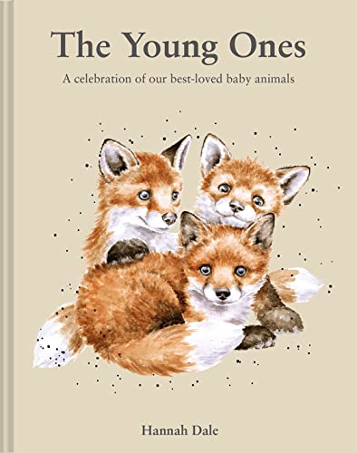 Book cover featuring a watercolor painting of three baby foxes.