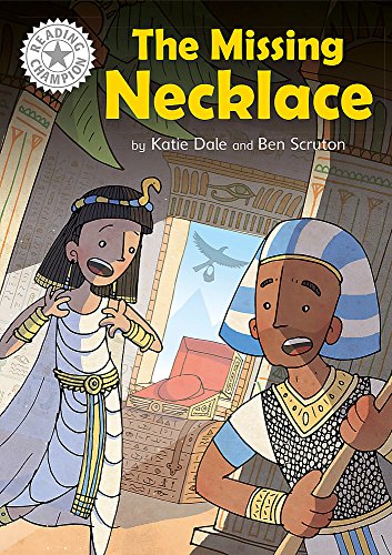 Book cover depicting two surprised children in ancient Egyptian clothing.