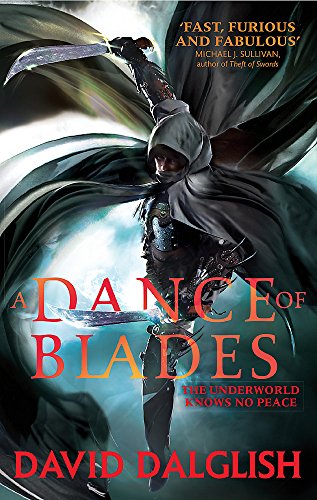 Book cover: hooded figure wielding a curved blade against a smoky background.
