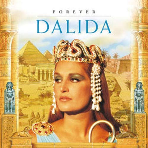 Dalida album cover: portrait of a woman in Egyptian attire.