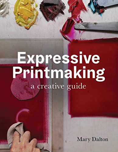 Book cover showing printmaking tools, red ink, and a hand cleaning a plate.