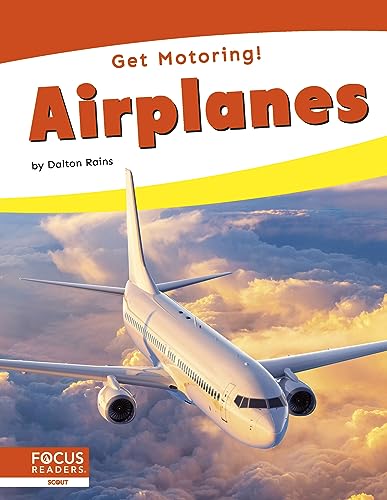 Book cover featuring a white airplane flying above clouds.