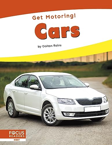 Book cover with a white car on a rural road.