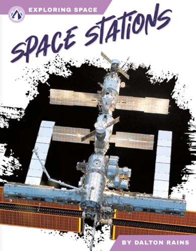 Book cover depicting a space station orbiting Earth against a dark sky.