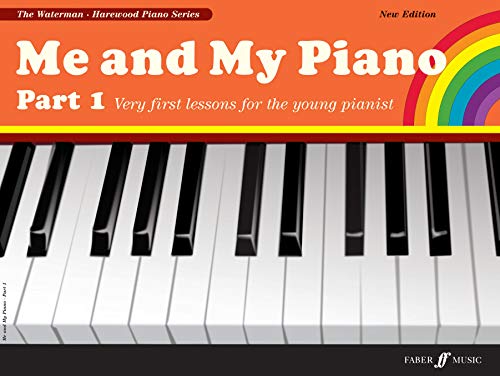 Cover of Me and My Piano Part 1 music book featuring piano keys.