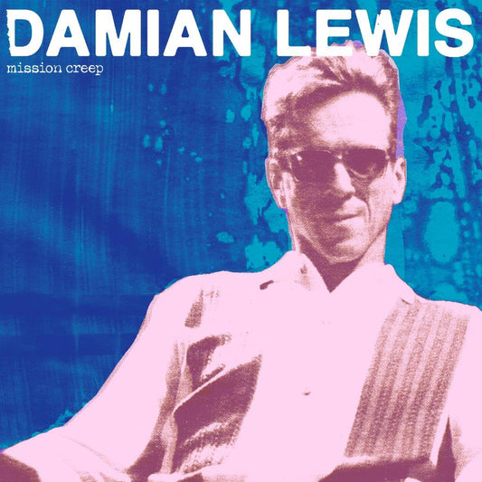 CD cover featuring Damian Lewis in sunglasses with a blue and pink background.