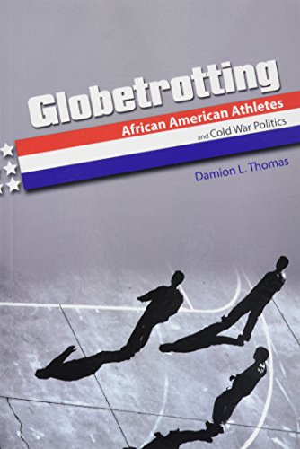 Book cover: "Globetrotting" with silhouettes of basketball players.