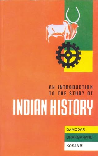 Book cover: "An Introduction to the Study of Indian History" with bull image.
