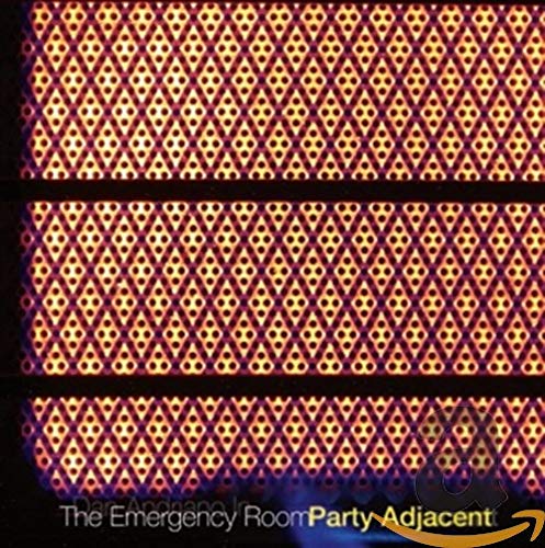 CD cover with a repeating orange and purple diamond pattern.