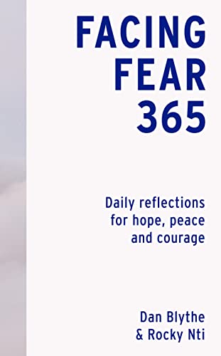 Book cover titled Facing Fear 365 by Dan Blythe and Rocky Nti.
