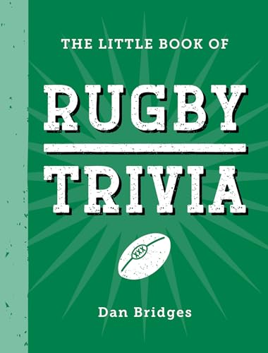 Green book cover with white text: "The Little Book of Rugby Trivia".