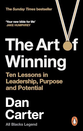 Black book cover with white text, a gold medal, and author Dan Carter.
