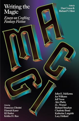 Book cover with large, metallic-effect “MAGIC” letters on a dark gradient background.