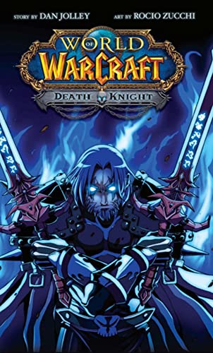 Cover of “World of Warcraft: Death Knight” graphic novel featuring armored figure.